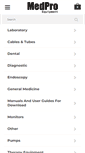 Mobile Screenshot of medproequipment.com