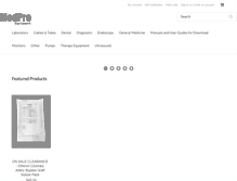 Tablet Screenshot of medproequipment.com